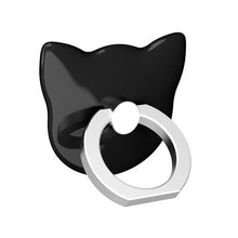 Load image into Gallery viewer, Finger Ring Mobile Phone Smartphone Stand Holder cell Smart Round Phone Ring Transparent Cat holder Heart Socket Car Mount Stand