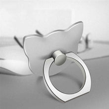 Load image into Gallery viewer, Finger Ring Mobile Phone Smartphone Stand Holder cell Smart Round Phone Ring Transparent Cat holder Heart Socket Car Mount Stand