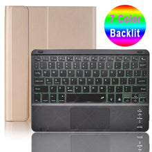 Load image into Gallery viewer, TouchPad Keyboard for iPad 10.2 2019 Keyboard Case for Apple iPad 9.7 2017 2018 Air 2 3 Pro 9.7 10.5 11 2018 2020 Keyboard