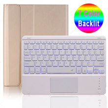 Load image into Gallery viewer, TouchPad Keyboard for iPad 10.2 2019 Keyboard Case for Apple iPad 9.7 2017 2018 Air 2 3 Pro 9.7 10.5 11 2018 2020 Keyboard