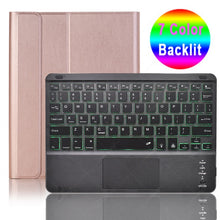 Load image into Gallery viewer, TouchPad Keyboard for iPad 10.2 2019 Keyboard Case for Apple iPad 9.7 2017 2018 Air 2 3 Pro 9.7 10.5 11 2018 2020 Keyboard