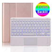 Load image into Gallery viewer, TouchPad Keyboard for iPad 10.2 2019 Keyboard Case for Apple iPad 9.7 2017 2018 Air 2 3 Pro 9.7 10.5 11 2018 2020 Keyboard