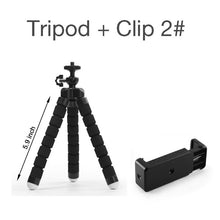 Load image into Gallery viewer, DUSZAKE Flexible Gorillapod Octopus Mini Tripod for Phone Camera Mini Tripods for Phone Mobile Tripod For iPhone Samsung Xiaomi