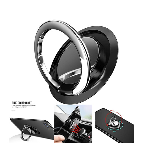 Metal Mobile Phone Holder Extremely Universal Telephone Magnetic Car Bracket Stand Accessories Finger Ring Holder stand