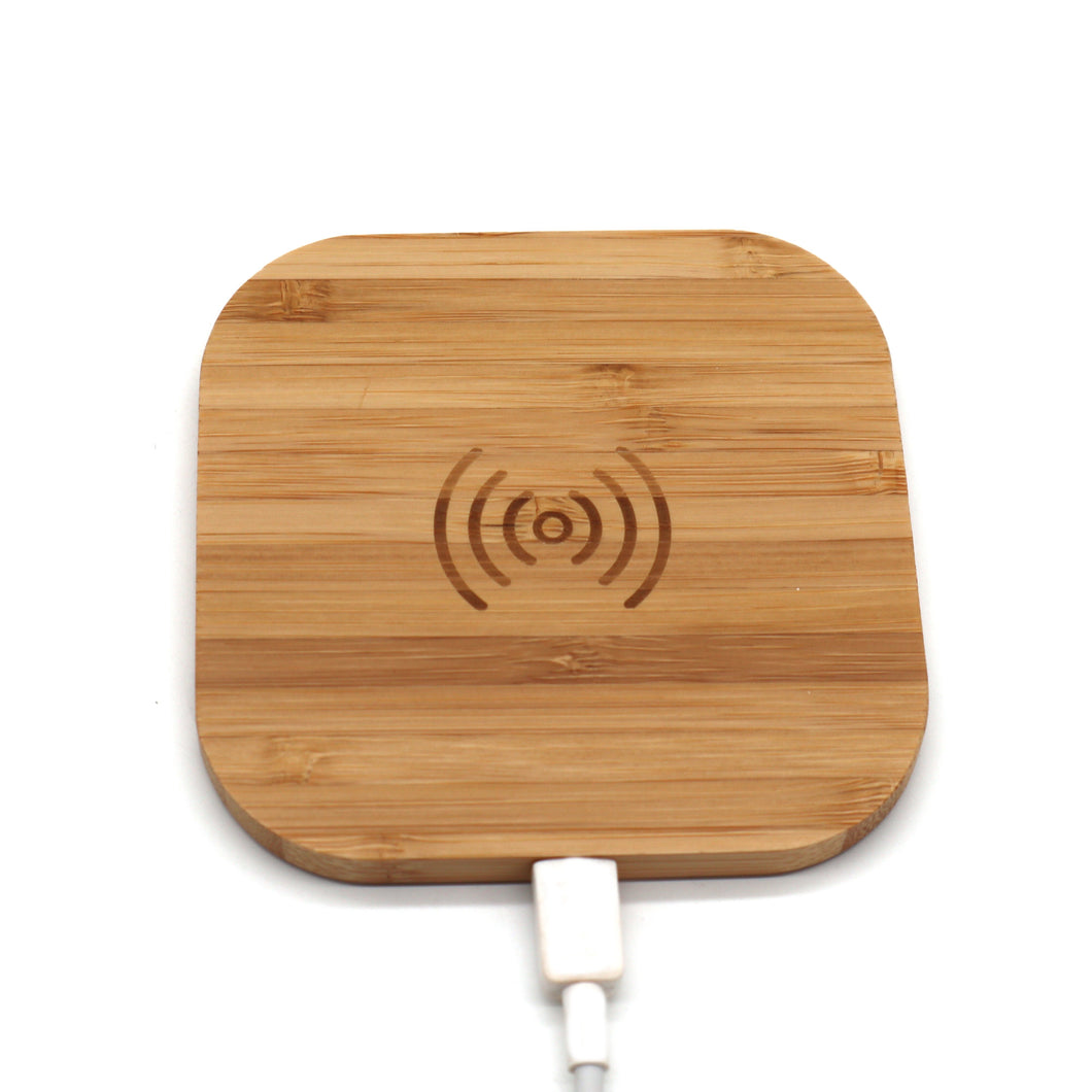 2020 New trending Bamboo wireless charger Eco friendly and quickly charger at home or office