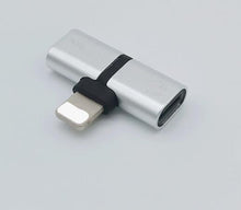 Load image into Gallery viewer, 2 In 1 Dual Ports Headphone Adapter For iPhone